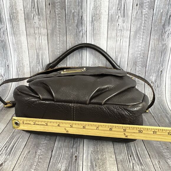 Auth Marc by Marc Jacobs One Shoulder Bag Black Grained Leather Purse - Picture 9 of 16